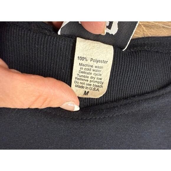 "POG" MADE IN USA Vtg Y2k Cat Art Dress SZ M Whimsical Lagenlook Signed PLZ READ - Picture 9 of 13